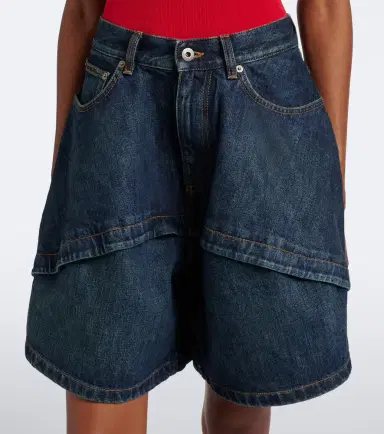 Loewe Paneled denim Bermuda shorts | Thumbnail 6 Loewe Paneled denim Bermuda shorts | Thumbnail 6