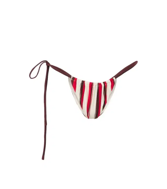 SIR Alva striped bikini bottoms