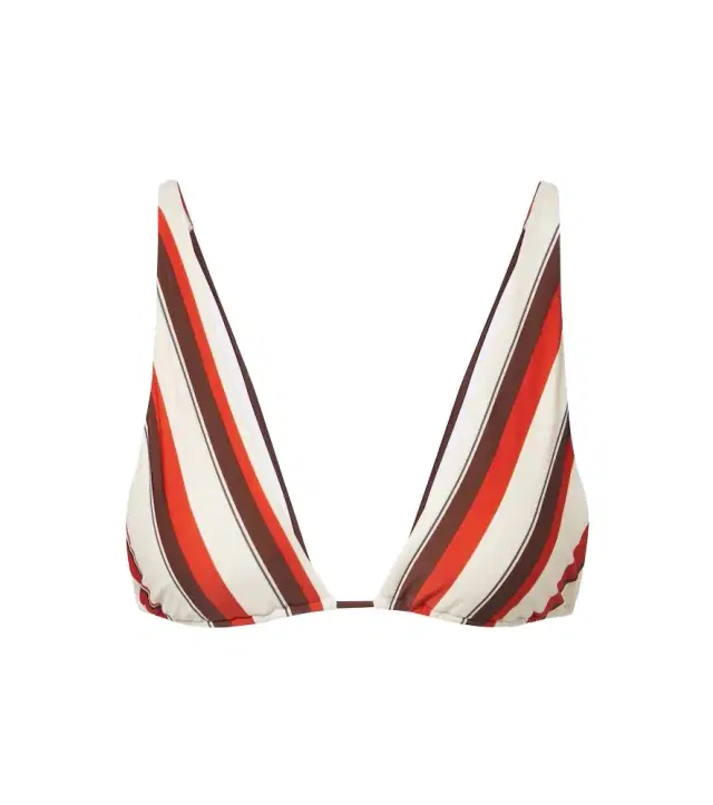 SIR Alva striped bikini top