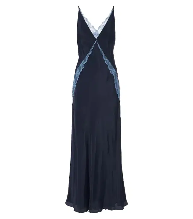 SIR Elsie lace-trimmed gown