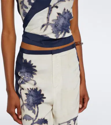 SIR. Phillipa floral wide-leg pants | Thumbnail 5