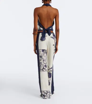 SIR. Phillipa floral wide-leg pants | Thumbnail 6