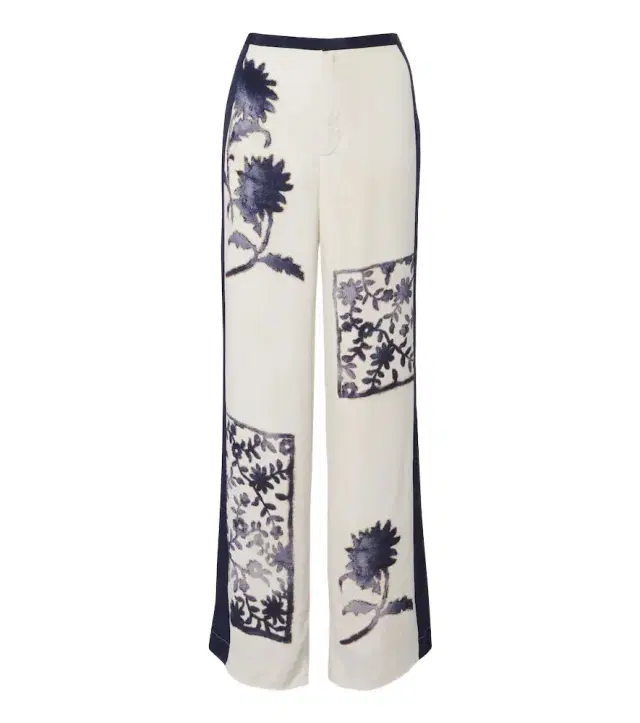 SIR Phillipa floral wide-leg pants