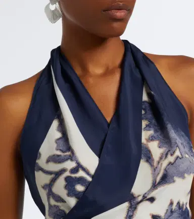 SIR Phillipa floral halterneck top | Thumbnail 5