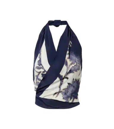 SIR Phillipa floral halterneck top | Thumbnail 1