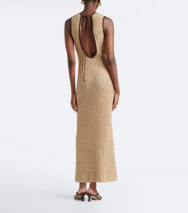SIR Ellinor crochet cotton maxi dress | Thumbnail 2