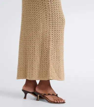 SIR Ellinor crochet cotton maxi dress | Thumbnail 3