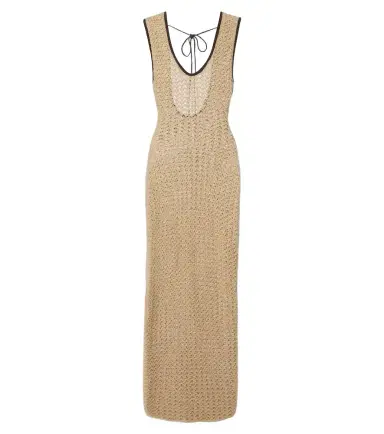 SIR Ellinor crochet cotton maxi dress | Thumbnail 1
