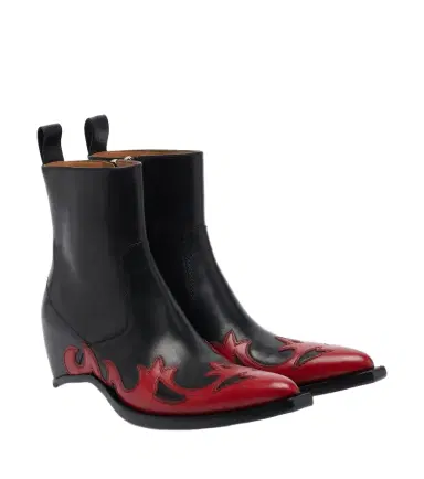 Maison Margiela Heel-Less leather cowboy boots | Thumbnail 1 Maison Margiela Heel-Less leather cowboy boots | Thumbnail 1