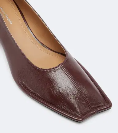 Maison Margiela Piped leather pumps | Thumbnail 4 Maison Margiela Piped leather pumps | Thumbnail 4