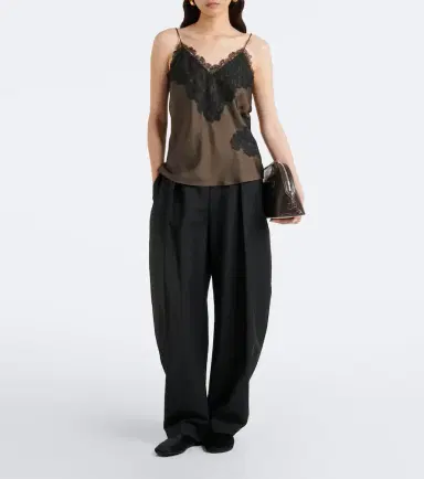 RÓHE Róhe Lace-trimmed silk satin camisole | Thumbnail 5
