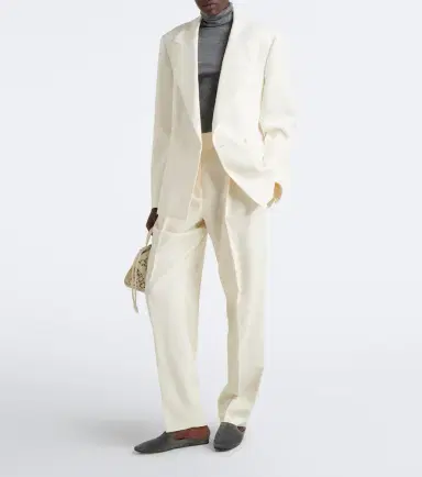 RÓHE Róhe Daria virgin wool tapered pants | Thumbnail 4 RÓHE Róhe Daria virgin wool tapered pants | Thumbnail 4