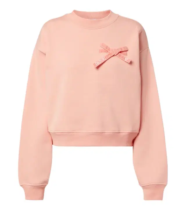 Patou Bow-detail cotton jersey sweatshirt