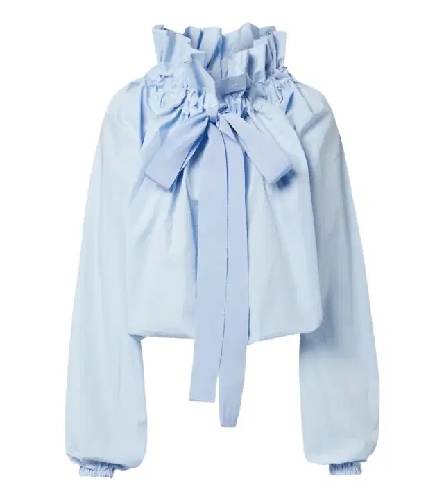 Patou Bow-detail cotton poplin blouse