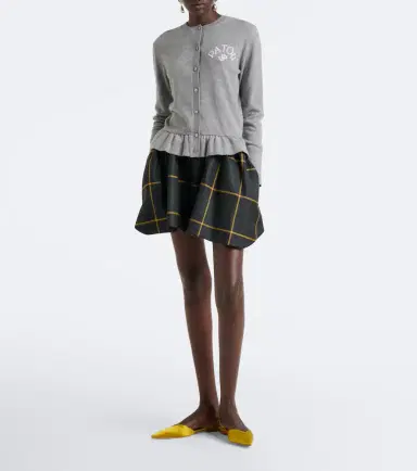 Patou Checked virgin wool shorts | Thumbnail 3 Patou Checked virgin wool shorts | Thumbnail 3