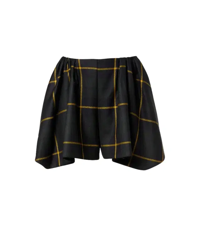 Patou Checked virgin wool shorts