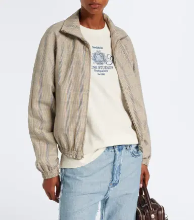Acne Studios Checked technical jacket | Thumbnail 2