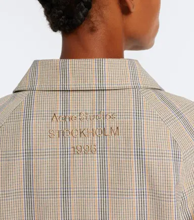 Acne Studios Checked technical jacket | Thumbnail 6