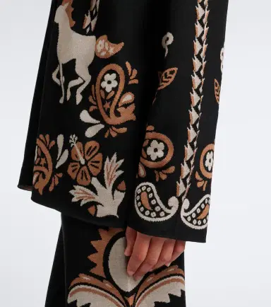Alanui Island Roots wool and silk-blend blazer | Thumbnail 6