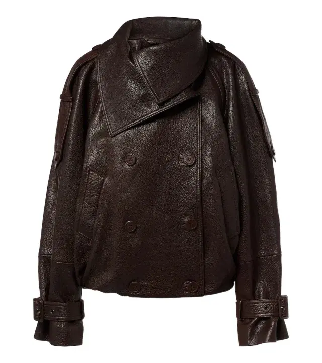 Acne Studios Cropped leather jacket