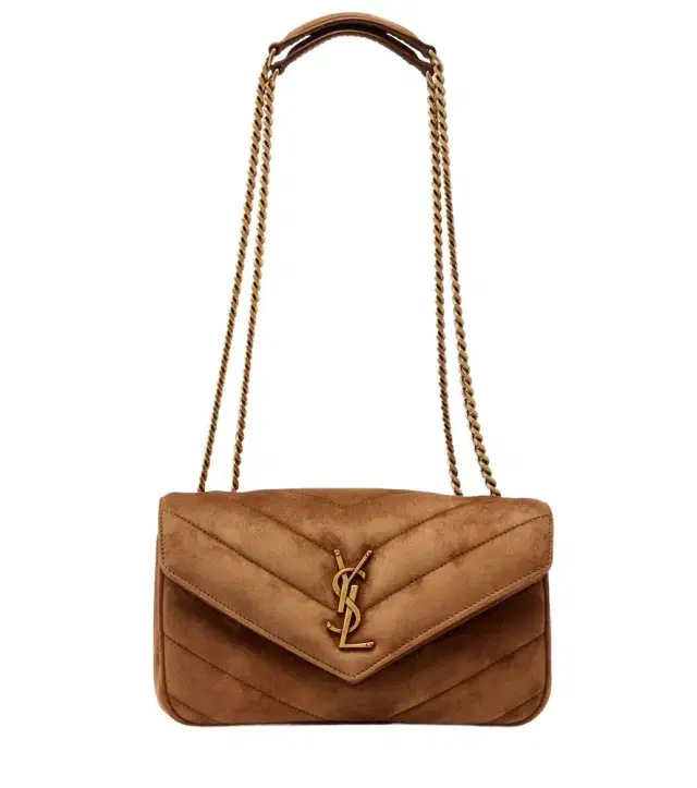 Loulou Small matelassé suede shoulder bag Loulou Small matelassé suede shoulder bag