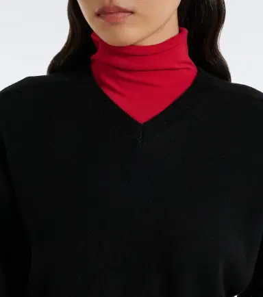 Loulou de Saison Anzor cropped cashmere sweater | Thumbnail 2