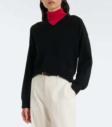 Loulou de Saison Anzor cropped cashmere sweater | Thumbnail 5