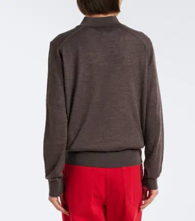 Loulou de Saison Miles cashmere polo sweater | Thumbnail 4