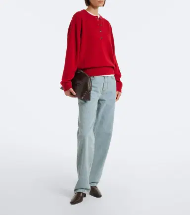 Loulou de Saison Malo oversized cashmere sweater | Thumbnail 6