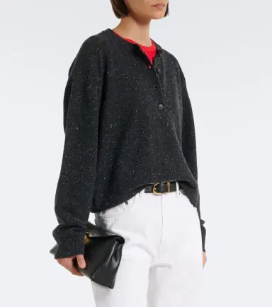 Loulou de Saison Malo oversized cashmere sweater | Thumbnail 2