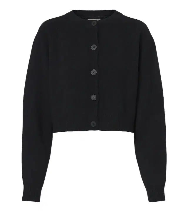 Loulou de Saison Heike cropped cashmere cardigan