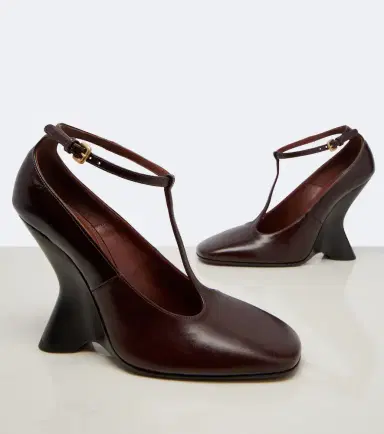 Dries Van Noten Leather wedges | Thumbnail 2 Dries Van Noten Leather wedges | Thumbnail 2