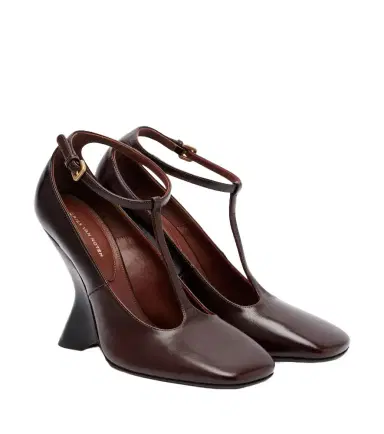 Dries Van Noten Leather wedges | Thumbnail 1 Dries Van Noten Leather wedges | Thumbnail 1