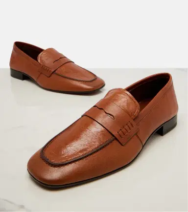 Dries Van Noten Leather penny loafers | Thumbnail 4
