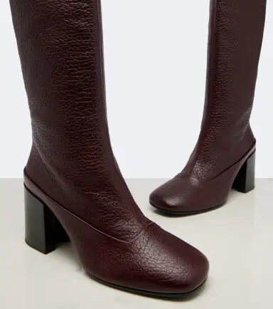 Dries Van Noten Leather over-the-knee boots | Thumbnail 3