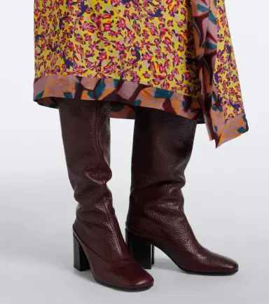 Dries Van Noten Leather over-the-knee boots | Thumbnail 6