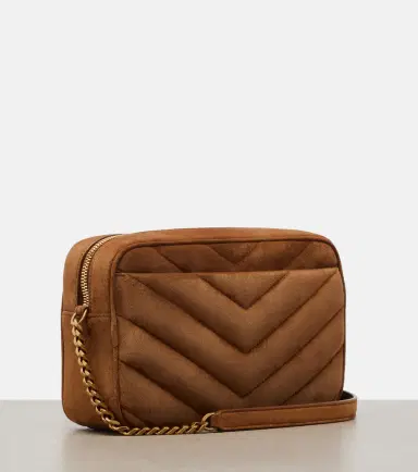Saint Laurent Loulou Medium suede camera bag | Thumbnail 2
