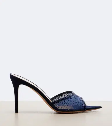 Gianvito Rossi Rania embellished mesh mules | Thumbnail 2 Gianvito Rossi Rania embellished mesh mules | Thumbnail 2