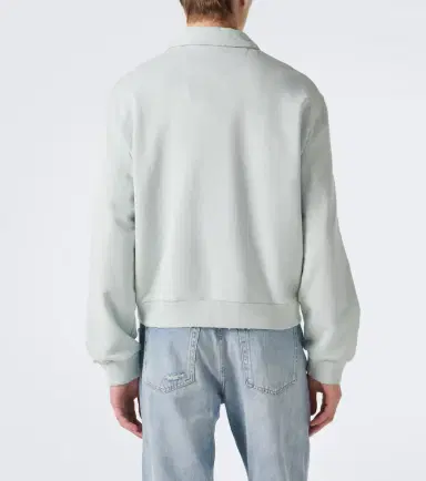 Acne Studios Logo cotton-blend zip-up sweatshirt | Thumbnail 4