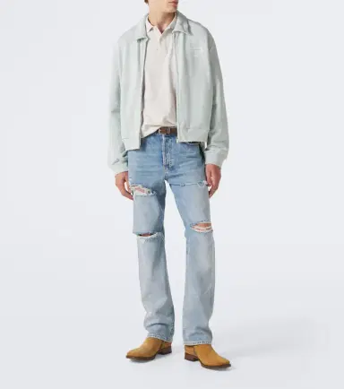 Acne Studios Logo cotton-blend zip-up sweatshirt | Thumbnail 5