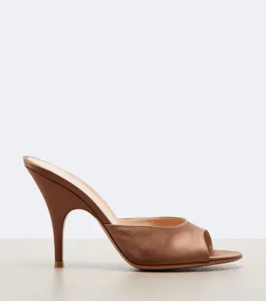 Gianvito Rossi Sofia satin mules | Thumbnail 2 Gianvito Rossi Sofia satin mules | Thumbnail 2