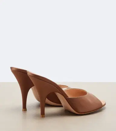 Gianvito Rossi Sofia satin mules | Thumbnail 3 Gianvito Rossi Sofia satin mules | Thumbnail 3