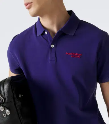 Acne Studios Logo cotton piqué polo shirt | Thumbnail 2 Acne Studios Logo cotton piqué polo shirt | Thumbnail 2