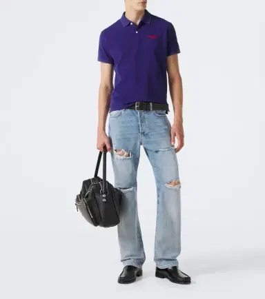 Acne Studios Logo cotton piqué polo shirt | Thumbnail 3 Acne Studios Logo cotton piqué polo shirt | Thumbnail 3