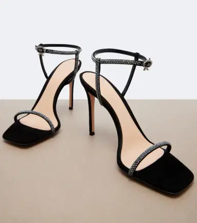 Gianvito Rossi Embellished leather sandals | Thumbnail 4
