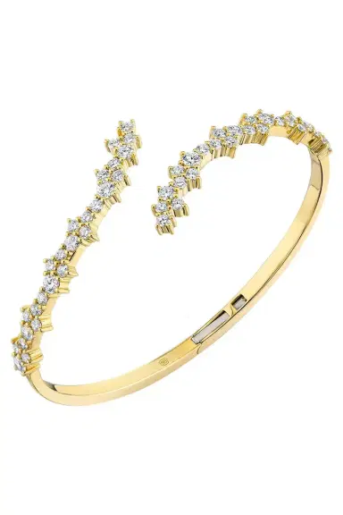 Sydney Evan Diamond Wrap Hinge Bracelet | Thumbnail 1