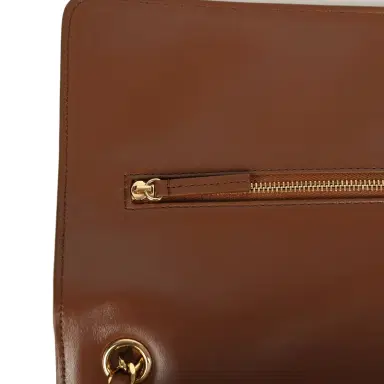 Chanel Chanel Maxi "Souplissimo" Large Flap Bag Camel Suede Gold Hardware | Thumbnail 8