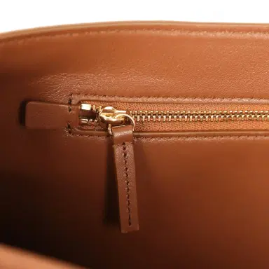 Chanel Chanel Maxi "Souplissimo" Large Flap Bag Camel Suede Gold Hardware | Thumbnail 10