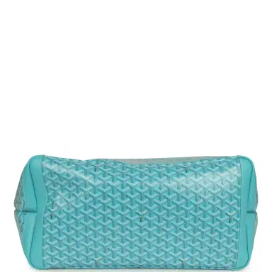 goyard Goyard Goyardine Canvas Turquoise Artois GM Tote Palladium Hardware | Thumbnail 6
