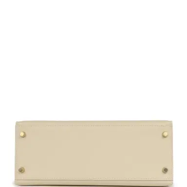 HERMÈS Hermes Kelly Sellier 28 Craie Epsom Gold Hardware | Thumbnail 6